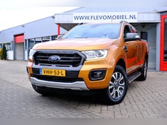 Ford Ranger - 2.0 EcoBlue 214PK Wildtrak Supercab 4X4 Aut. Navi|1e Eig|Cam|Adapt.Cruise|Half Leder|LMV