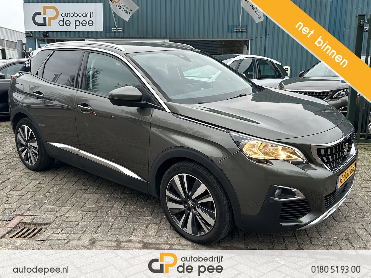 Peugeot 3008 - 1.2 PureTech Blue Lease Premium GARANTIE/CARPLAY/LEDER/CLIMA/CRUISE/EL.KOFFERKLEP rijklaar - AutoWereld.nl