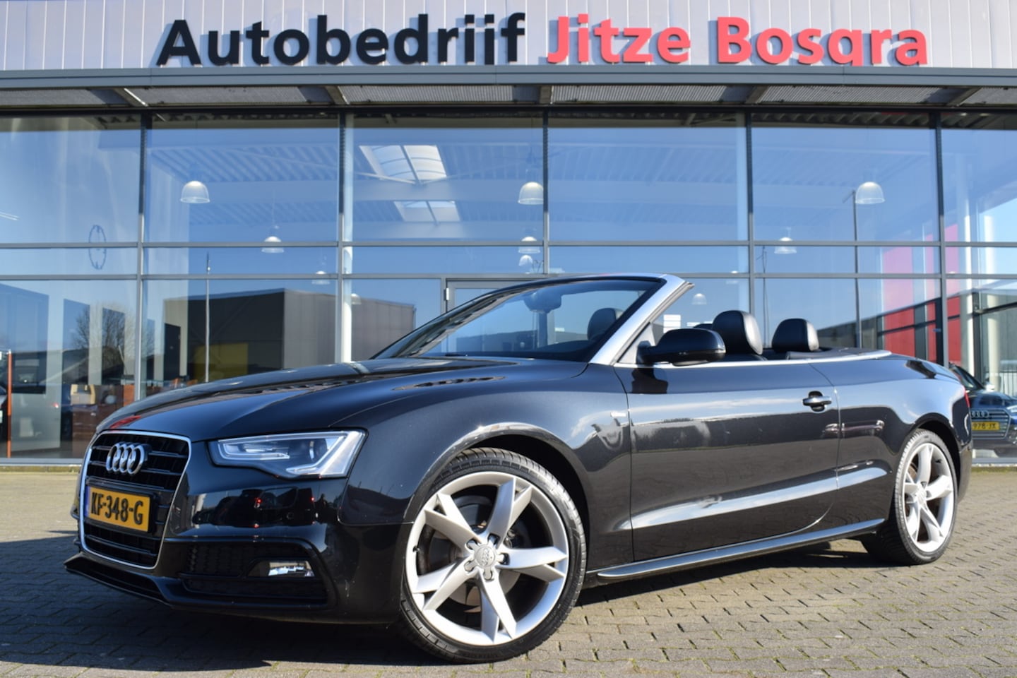 Audi A5 Cabriolet - 1.8 TFSi Automaat Pro Line S Zwart Leder | Bi-Xenon | 2x S-Line | Full Map Navi | 19 Inch - AutoWereld.nl