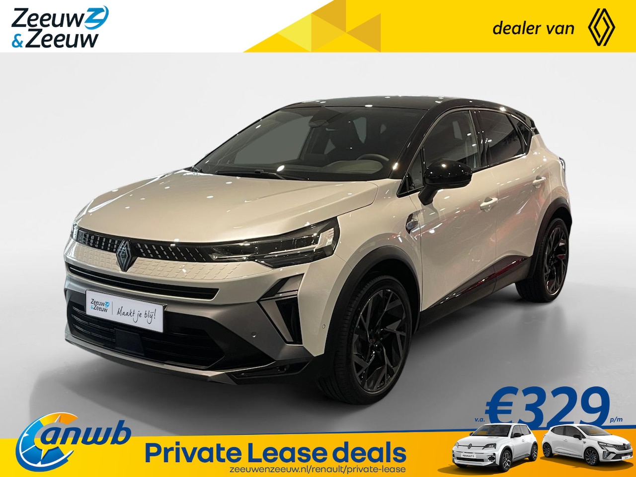 Renault Captur - 1.6 E-Tech Hybrid 145 esprit Alpine | UIT VOORRAAD LEVERBAAR OP = OP NU MET €3.000,- SALE - AutoWereld.nl