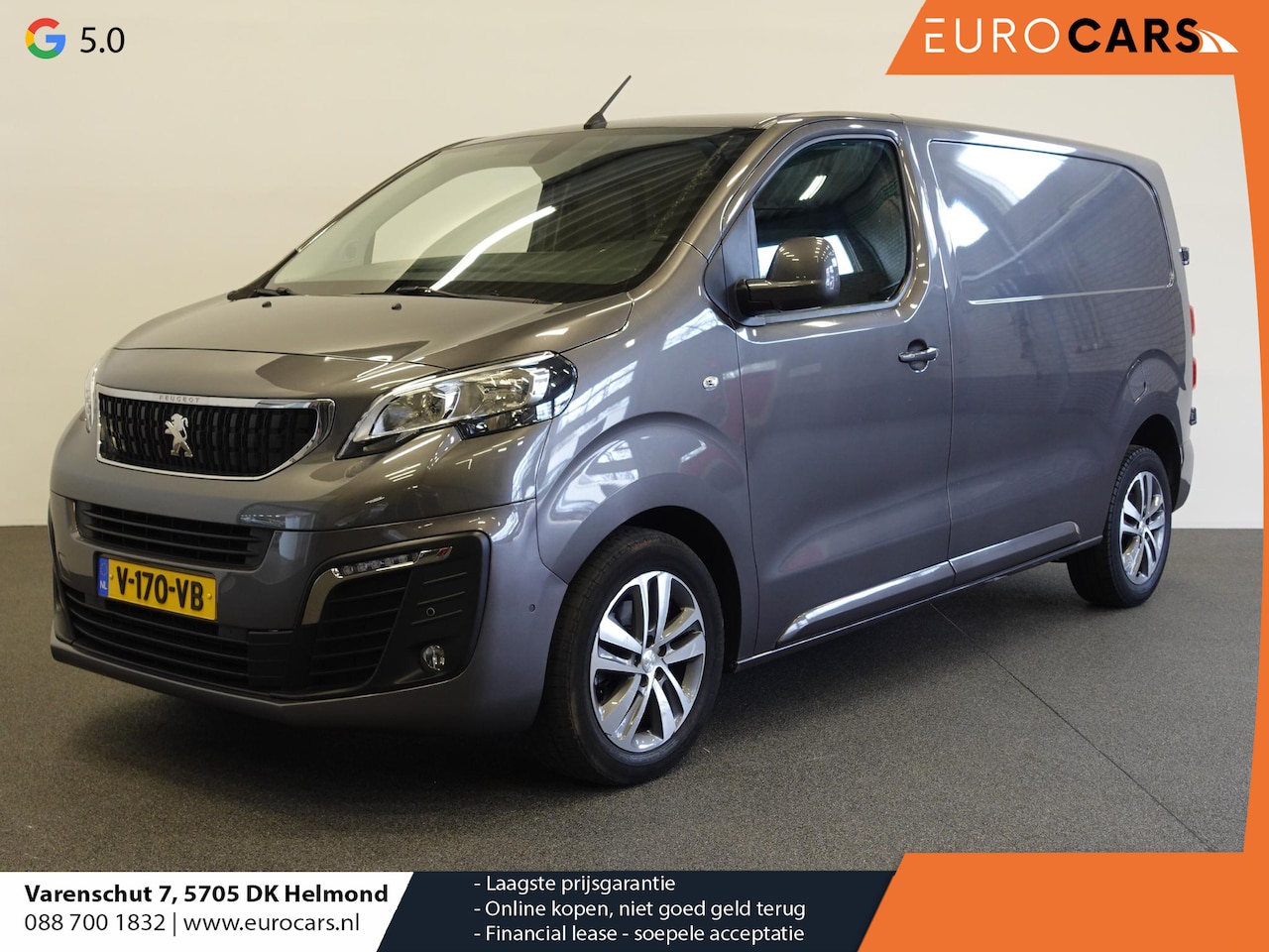 Peugeot Expert - 231S 2.0 HDI 180pk Aut. Premium Pack Airco/ECC Navi PDC VA Cruise Control LM Velgen LED 3- - AutoWereld.nl