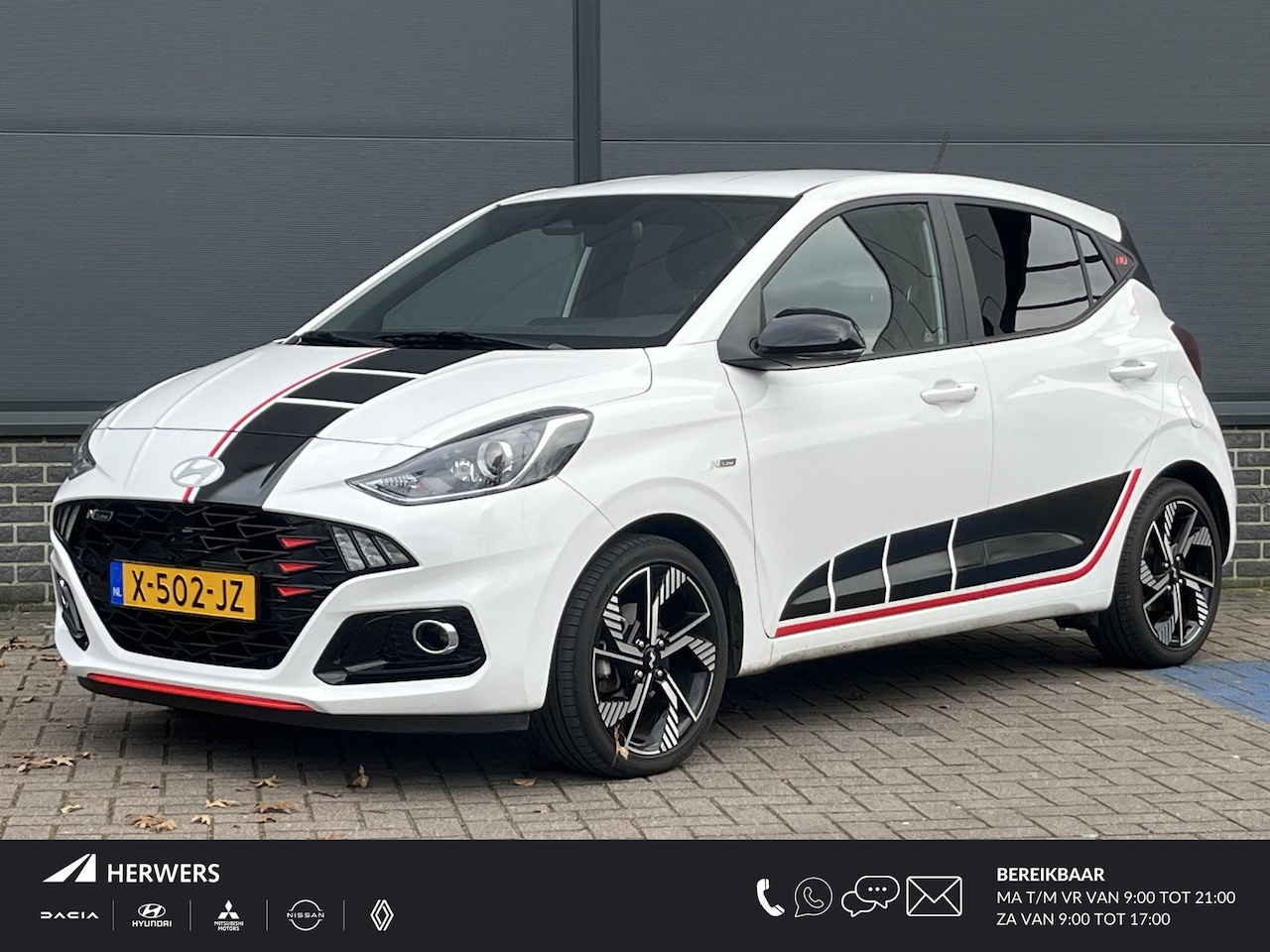 Hyundai i10 - 1.0 T-GDI N Line 5-zits / 100PK / Lichtmetalen velgen / Applecarplay androidauto / Stoel-s - AutoWereld.nl