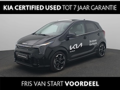 Kia Picanto - 1.0 DPI GT-Line Automaat | Leder | Stoelverwarming | Open Dak | Keyless | Camera | Navi |