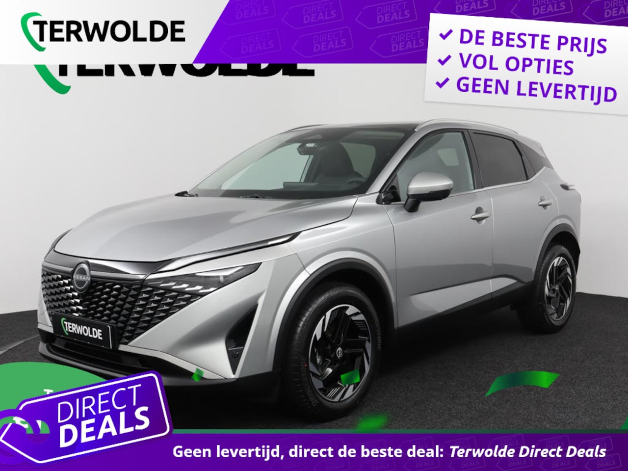 Nissan Qashqai - 1.3 MHEV N-Connecta | €7000 korting! | 1400kg trekvermogen | Cold-Pack | Glazen panorama d - AutoWereld.nl