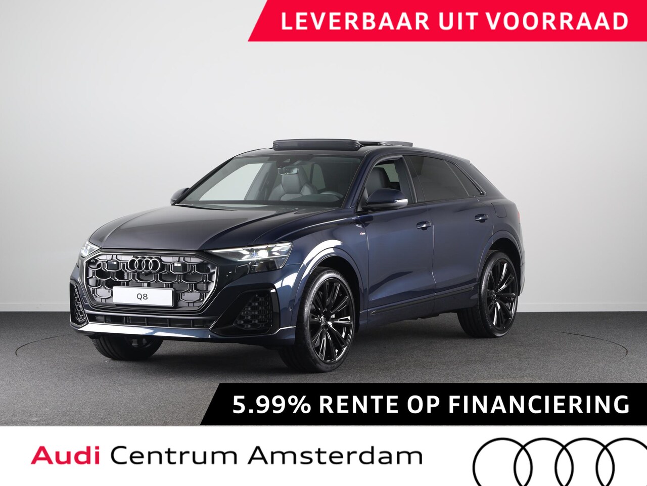 Audi Q8 - 55 TFSI e quattro Pro Line S Panoramadak, HD matrix licht + laser, B&O soundsysteem, Assis - AutoWereld.nl