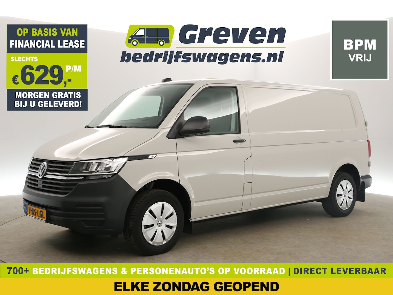 Volkswagen Transporter - 2.0 TDI L2H1 NIEUW! | BPM VRIJ | 150PK DSG Automaat Airco Camera Carplay Cruise Leder 3 Pe - AutoWereld.nl