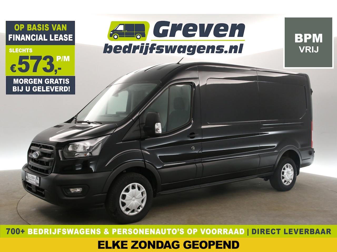 Ford Transit - L3H2 Trend NIEUW!! | BPM VRIJ! Airco Carplay Camera Cruise Navi PDC Stoelververw. Trekhaak - AutoWereld.nl