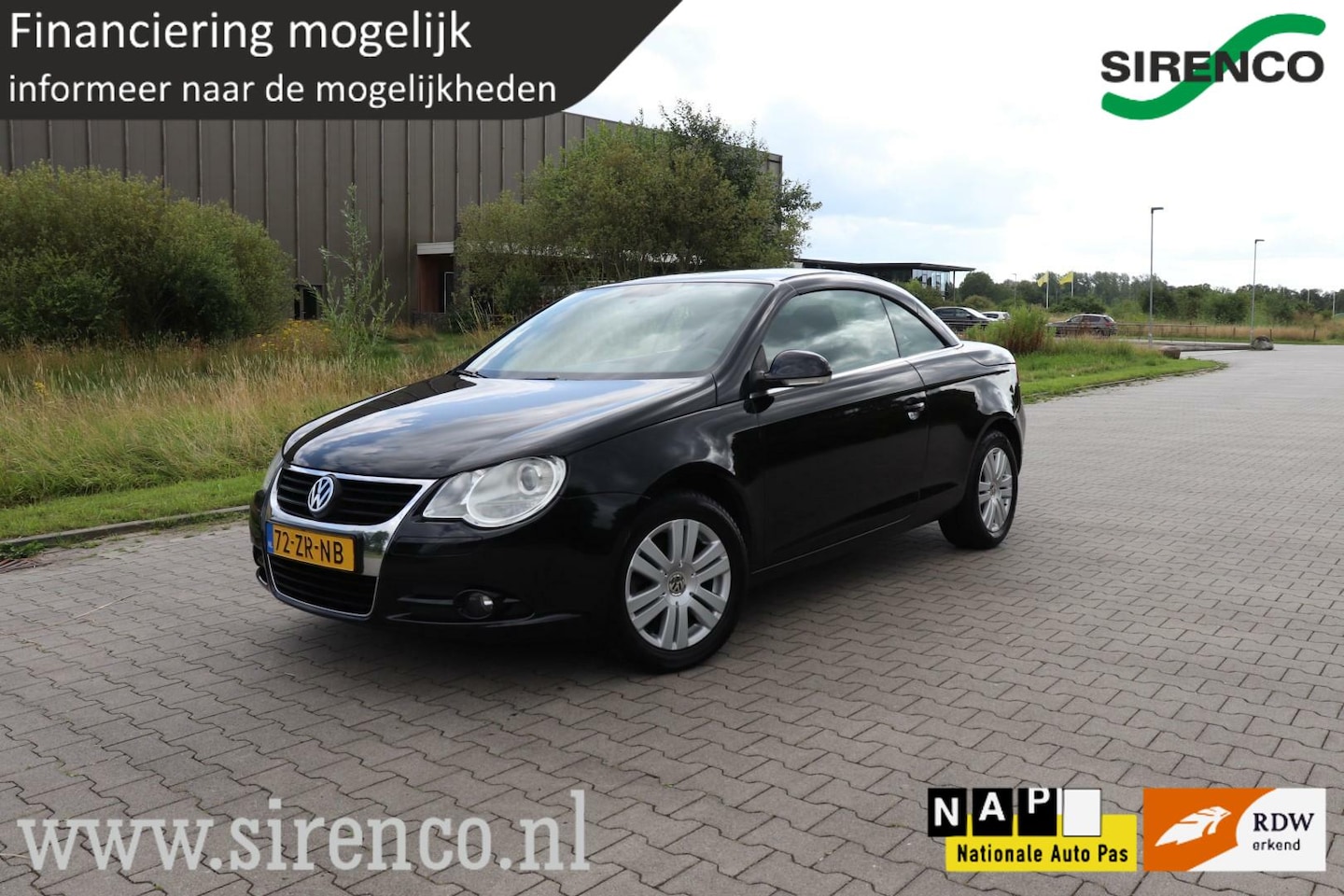 Volkswagen Eos - 1.4 TSI trekhaak cabrio elektrisch dak panodak 6-bak climate control sportzetels - AutoWereld.nl