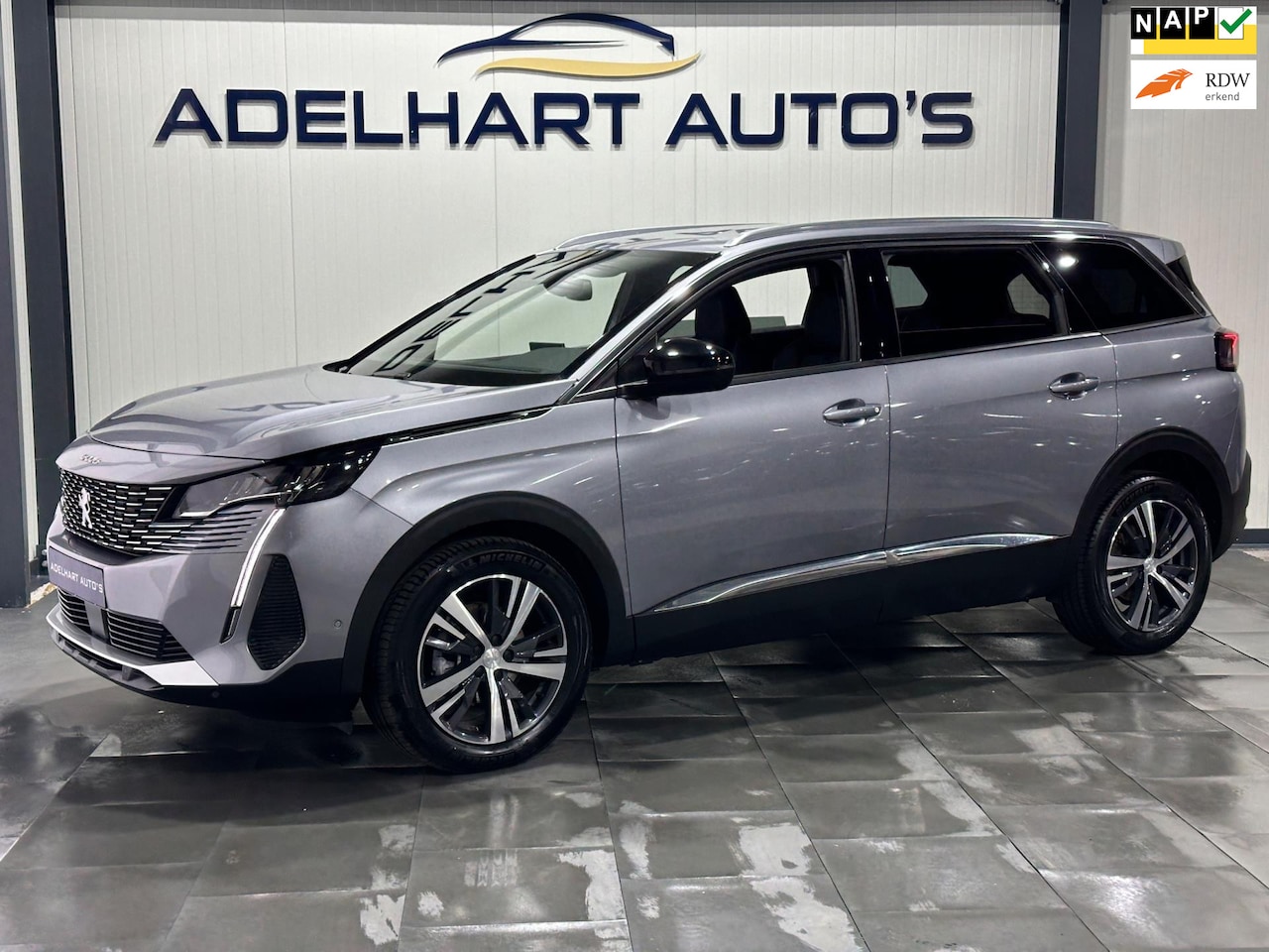 Peugeot 5008 - 1.2 Hybrid Allure Pack 7 Pers. Automaat / Navigatie full map / 360 Camera / Cruise control - AutoWereld.nl