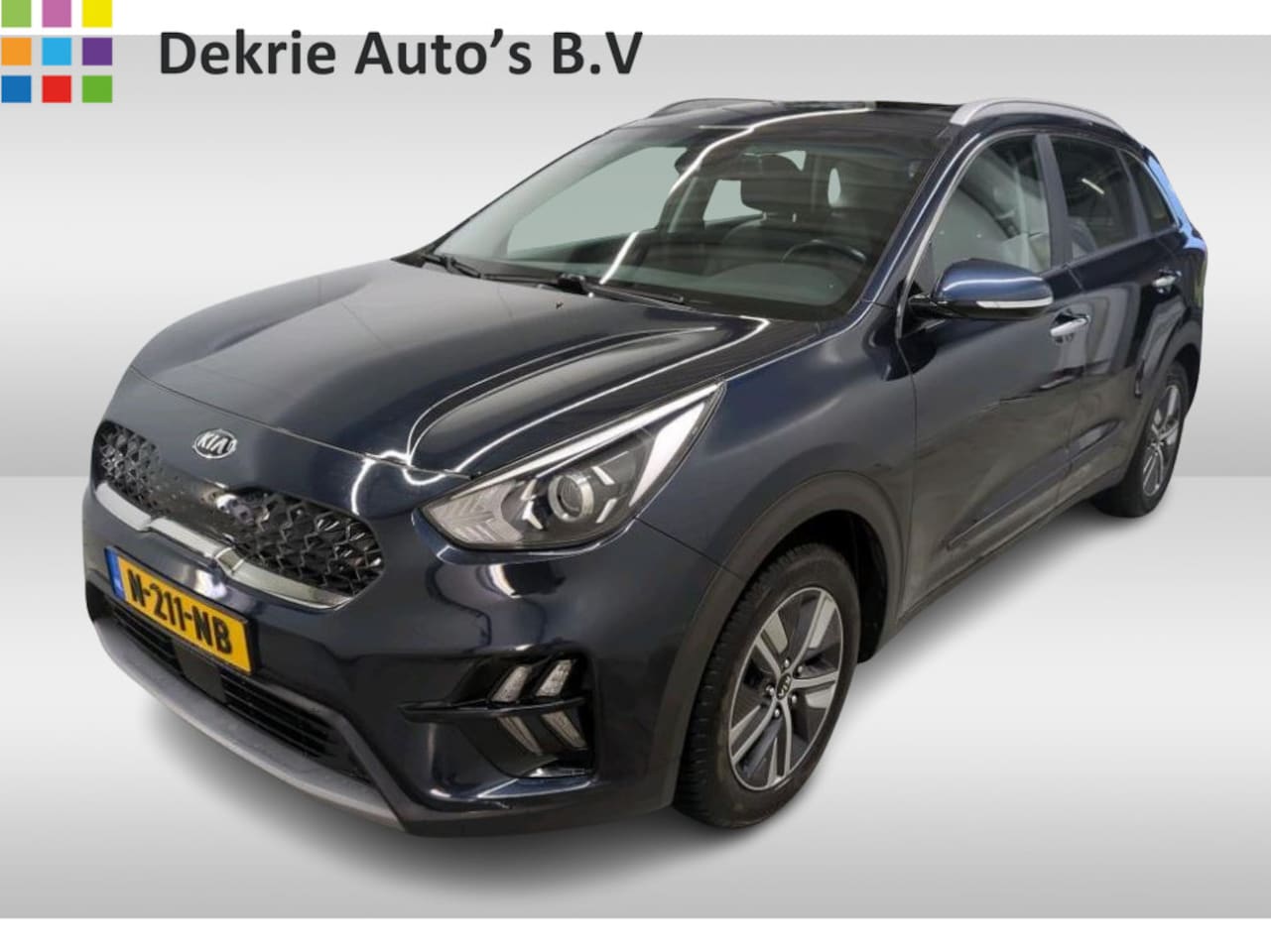 Kia Niro - 1.6 GDi Hybrid ExecutiveLine Schuifdak / Trekhaak / 1/2 Leder / Navigatie / Pdc+Camera / A - AutoWereld.nl