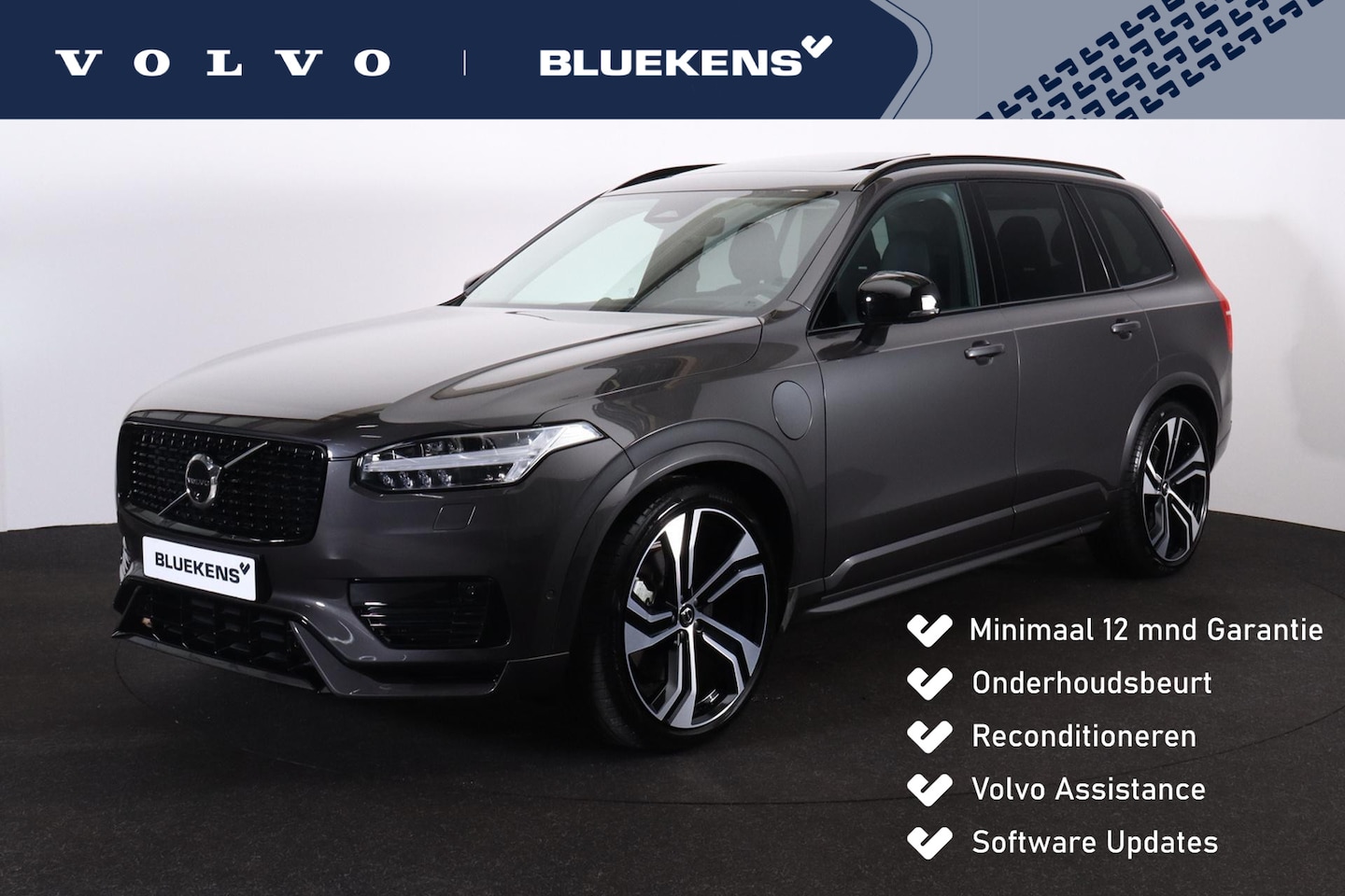 Volvo XC90 - T8 Recharge AWD Ultimate Dark - LONG RANGE - Luchtvering - Panorama/schuifdak - IntelliSaf - AutoWereld.nl