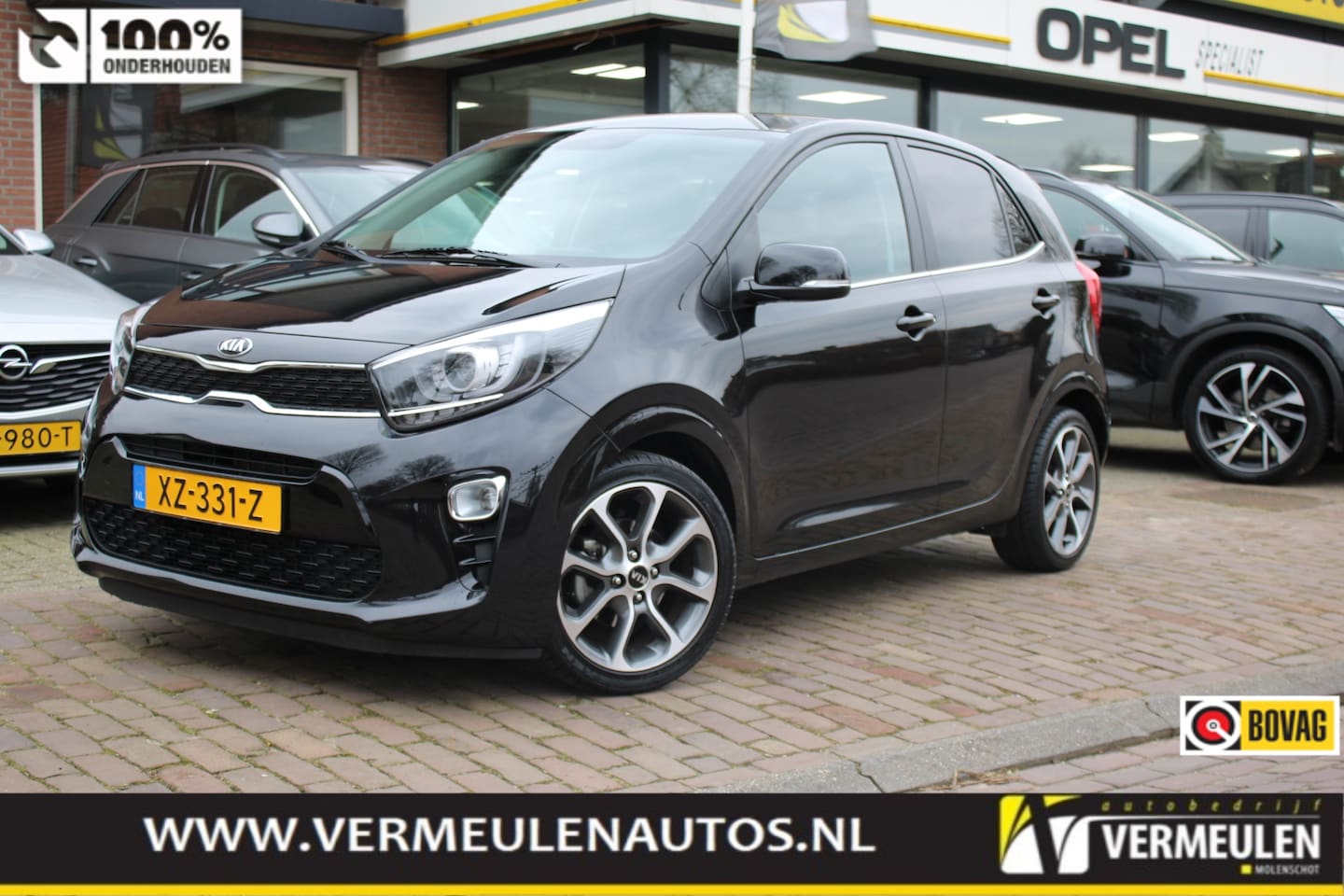 Kia Picanto - 1.0 MPi 67PK Design Edition + 16''/ Navi/ Clima/ Camera/ Cruise/ Leder/ NL auto - AutoWereld.nl