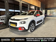 Citroën C3 - 1.2 PureTech S&S Shine wit/rood