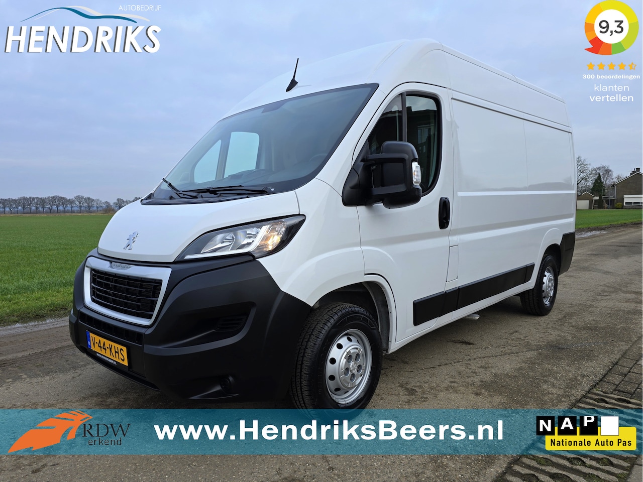 Peugeot Boxer - 2.2 BlueHDi 140 L2 H2 3.5t - 140 Pk - Euro 6 - Navi - Climate Control - Cruise Control - AutoWereld.nl