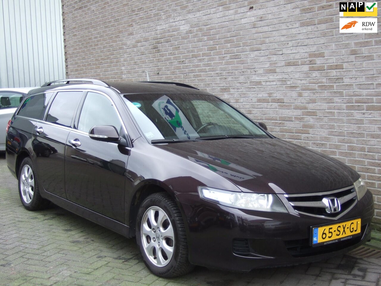 Honda Accord Tourer - 2.0i Sport - 2e eig! - Half leder - - AutoWereld.nl