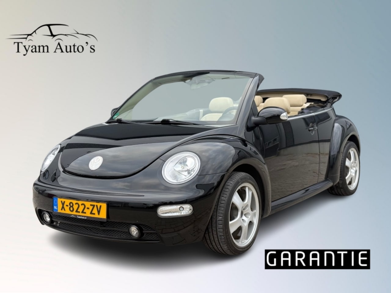 Volkswagen New Beetle - 1.6 CABRIO HIGHLINE / AIRCO LEER PDC STOELVERWARM BLUETOOTH AUX - AutoWereld.nl