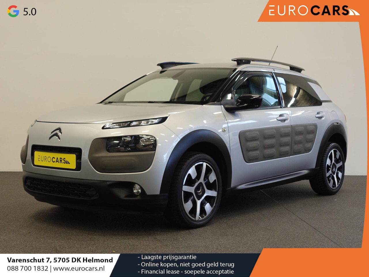 Citroën C4 Cactus - 1.2 e-VTi Feel Automaat Airco Cruise Control Navigatie - AutoWereld.nl