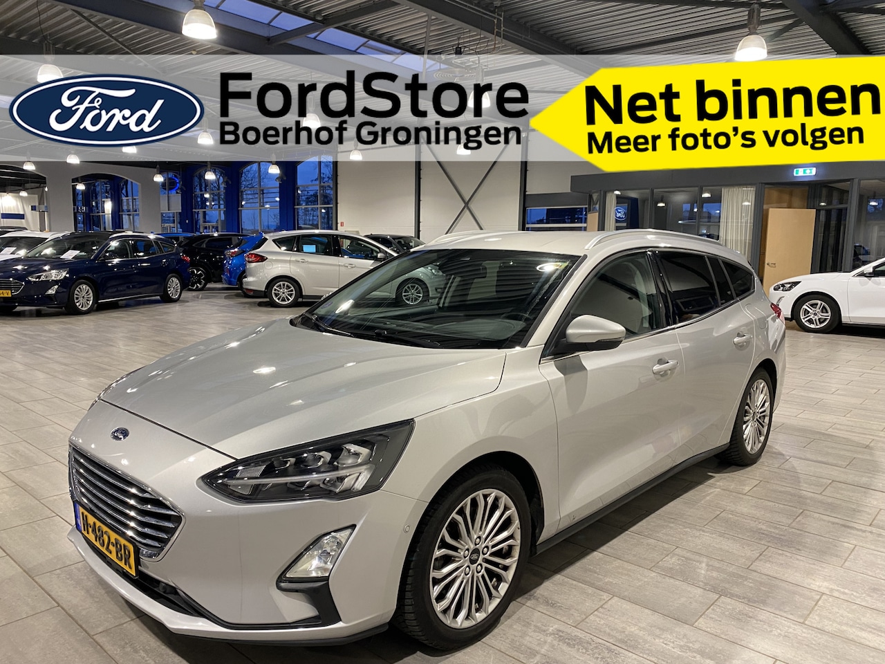 Ford Focus Wagon - EcoBoost 125PK Titanium Business Full-Options I Trekhaak I AGR I B&O I Ad. Cruise I Full L - AutoWereld.nl