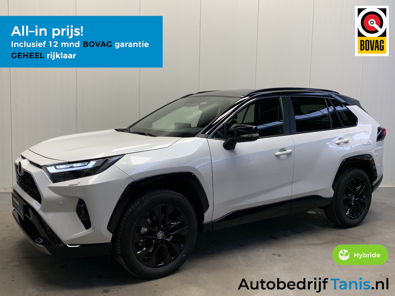 Toyota RAV4 - 2.5 Hybrid Style TWOTONE-LEDER-360°CAMERA-JBL.SOUND-ECC-LANE ASSIST-PDC-NAVI by CARPLAY - AutoWereld.nl