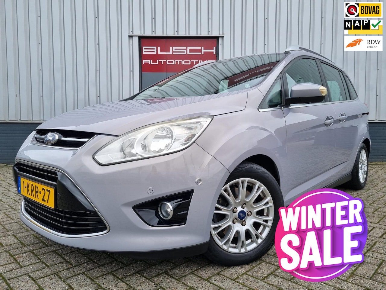 Ford Grand C-Max - 1.6 Titanium | 7 ZITPLAATSEN | VAN 2e EIG | - AutoWereld.nl