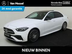 Mercedes-Benz C-klasse - 180 AMG Line / Stoelverwarming / Achteruitrijcamera / Night-Pakket / Panaroma-schuifdak /