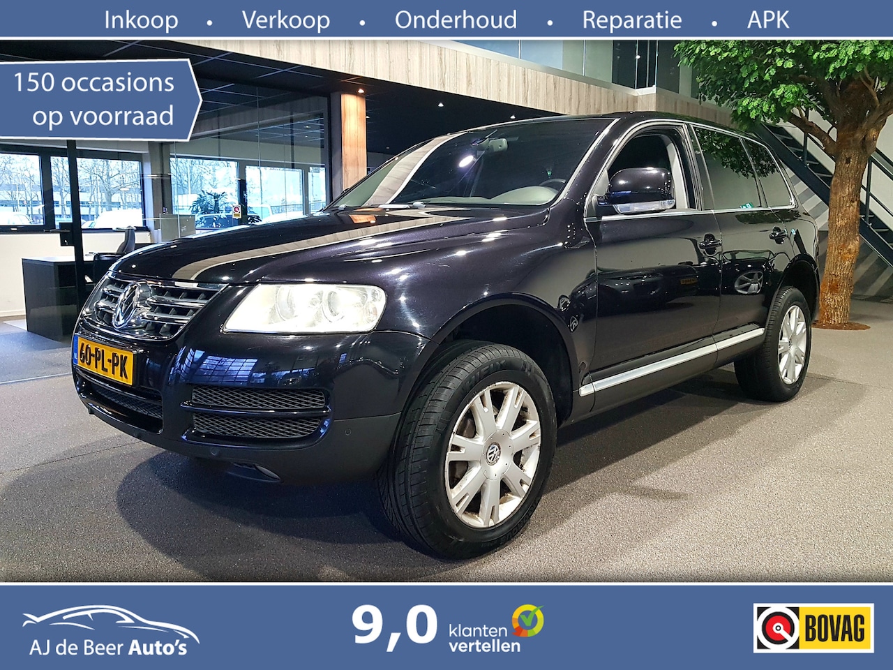 Volkswagen Touareg - 3.2 V6 AUTO RIJD EN SCHAKELD GOED, LEES TEKST Volleder | Navi | Clima | Sensoren - AutoWereld.nl