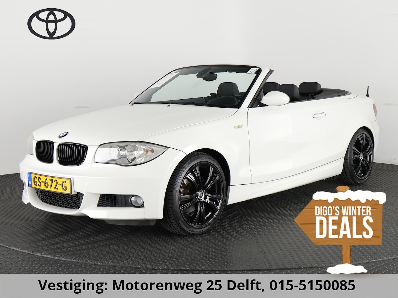 BMW 1-serie Cabrio - 118i High Executive . AIRCO . LEDER . LICHTMETALEN VELGEN . - AutoWereld.nl