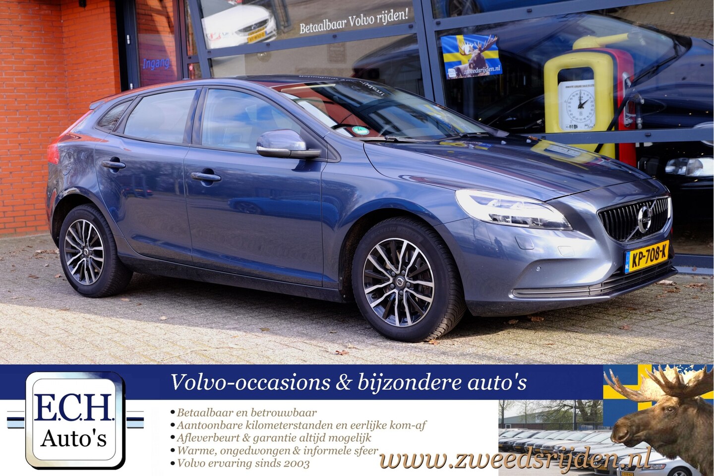 Volvo V40 - D2 177 pk Aut. RICA Nordic+, Navi, Bluetooth - AutoWereld.nl