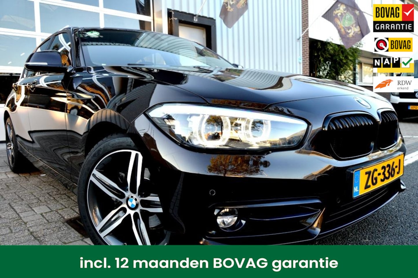 BMW 1-serie - 118i Sport Line Edition LMV-18/PDC/CAM/NAVI/LEER - AutoWereld.nl