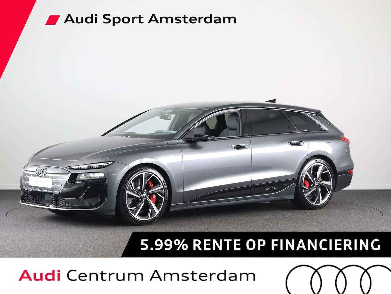 Audi A6 Avant e-tron - S6 S 370kW/503pk 100kWh Avant Elektr. aandr Navigatiepakket plus, stoelventillatie, winter - AutoWereld.nl