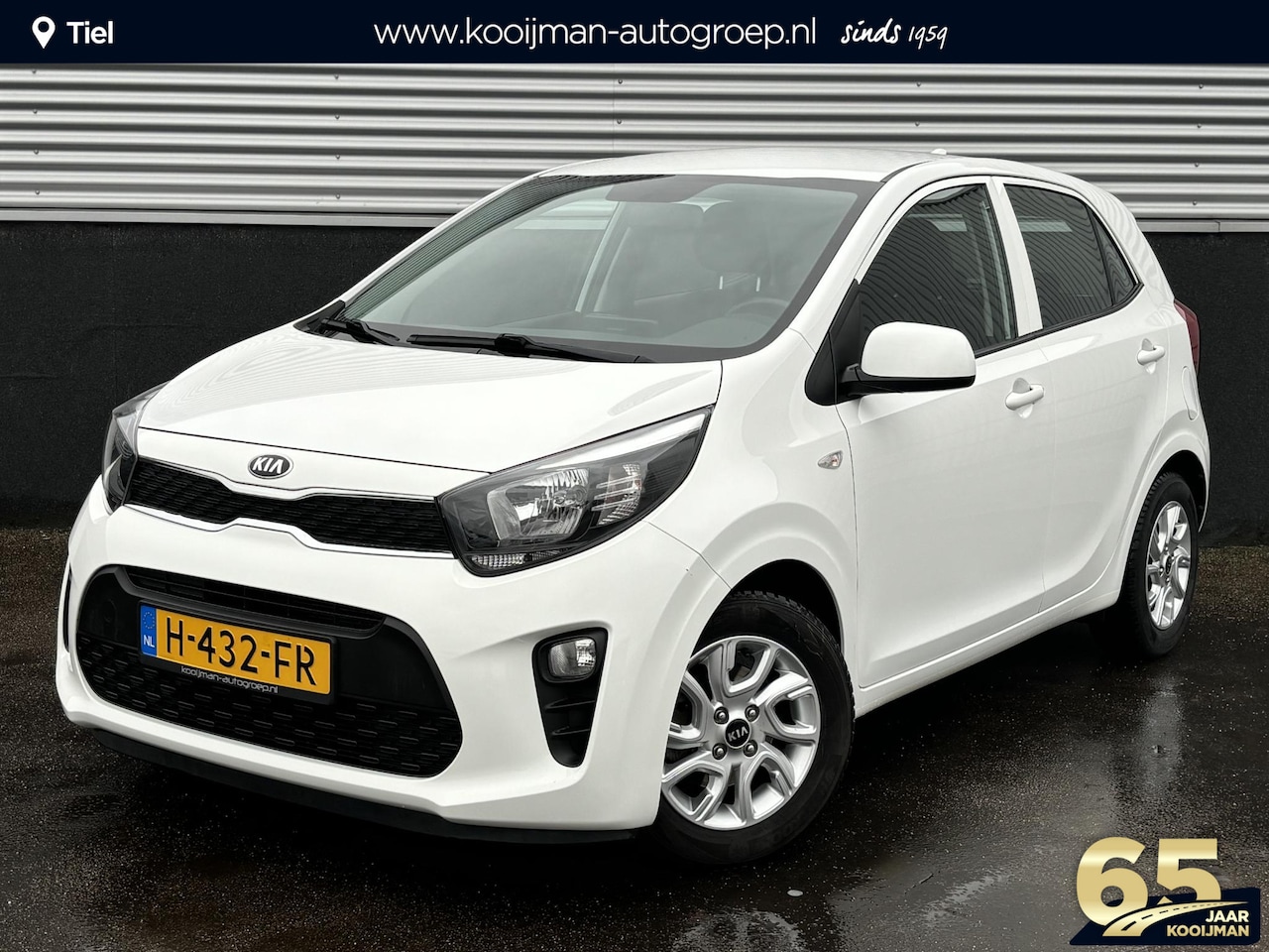 Kia Picanto - 1.0 CVVT DynamicLine Navigatie, Achteruitrijcamera, Cruise control, Airco, LMV, Nieuw gele - AutoWereld.nl