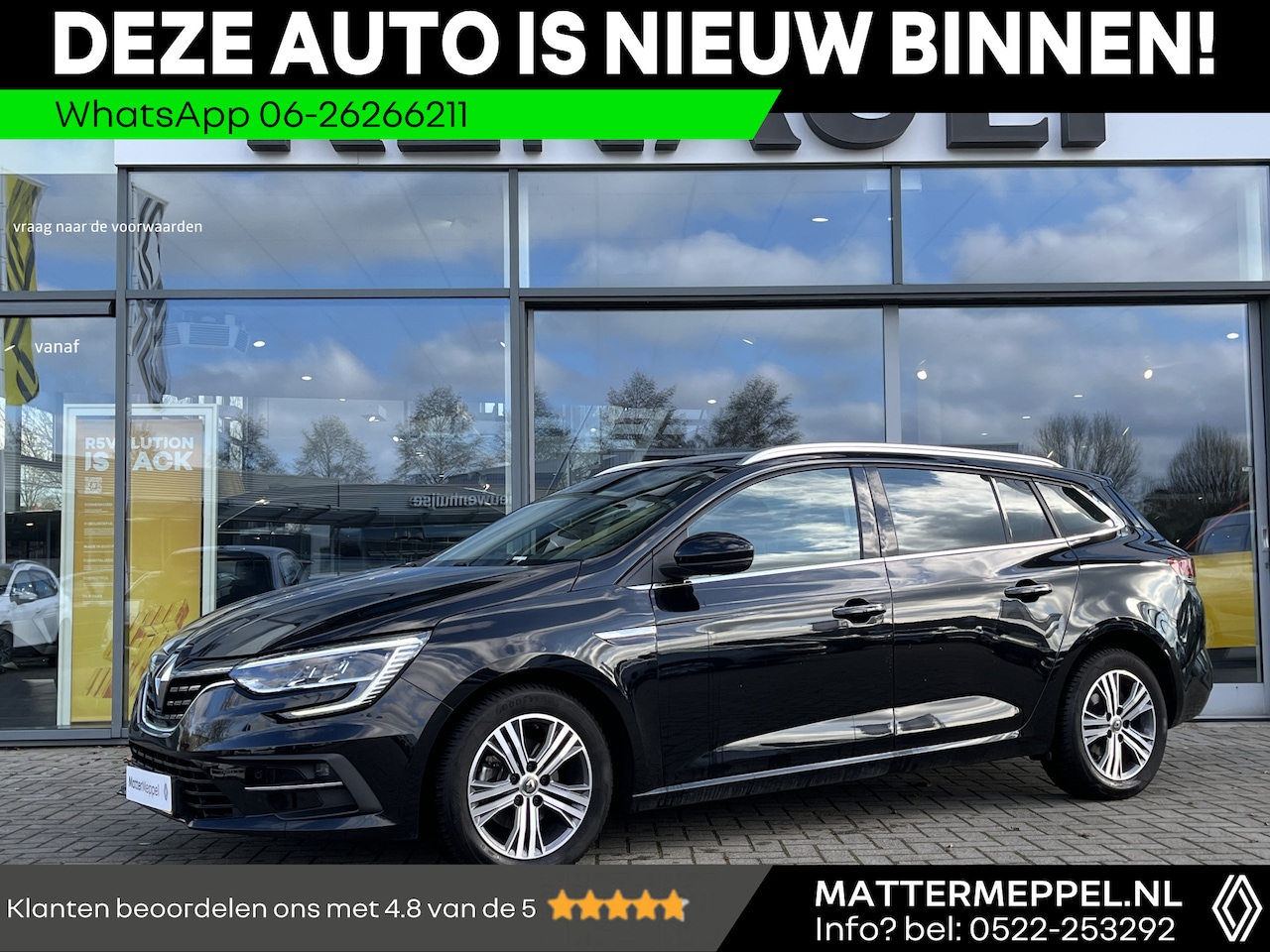 Renault Mégane Estate - 1.3 TCe 140 Intens | NL Auto | Climate Control | Navigatie | Apple CarPlay/Android Auto | - AutoWereld.nl