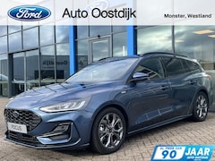 Ford Focus Wagon - 1.0 EcoBoost Hybrid ST Line 155PK Automaat SYNC 4 Winterpack Adaptieve Cruise Navi Climate