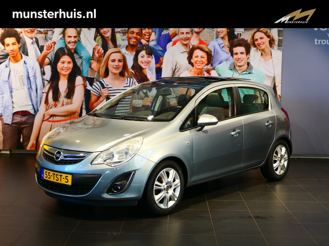 Opel Corsa - 1.4-16V Cosmo - Stoel en stuurverwarming, schuif/kanteldak, cruise - AutoWereld.nl