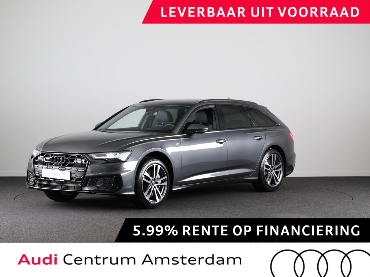 Audi A6 Avant - 50 TFSI e quattro S edition Competition PHEV, panoramadak, assistentiepakket tour, achteru - AutoWereld.nl