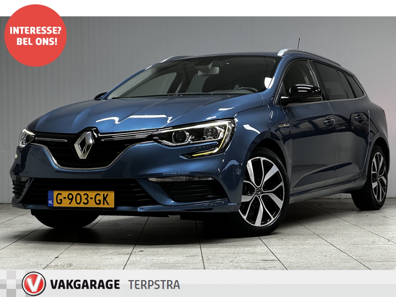 Renault Mégane Estate - 1.3 TCe Limited/ LED Dagrijverl./ DAB+/ Keyless/ 17''LMV/ Apple+Android/ Clima/ Navi/ Crui - AutoWereld.nl