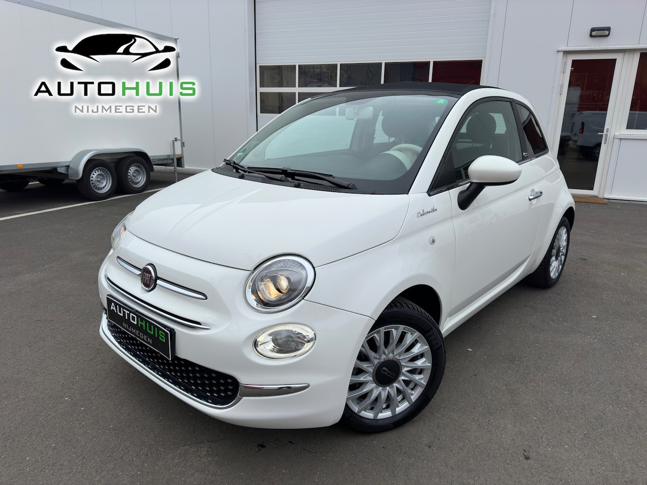 Fiat 500 C - 1.0 Hybrid Dolcevita Navigatiesysteem Half leder Apple carplay Inc btw ! - AutoWereld.nl