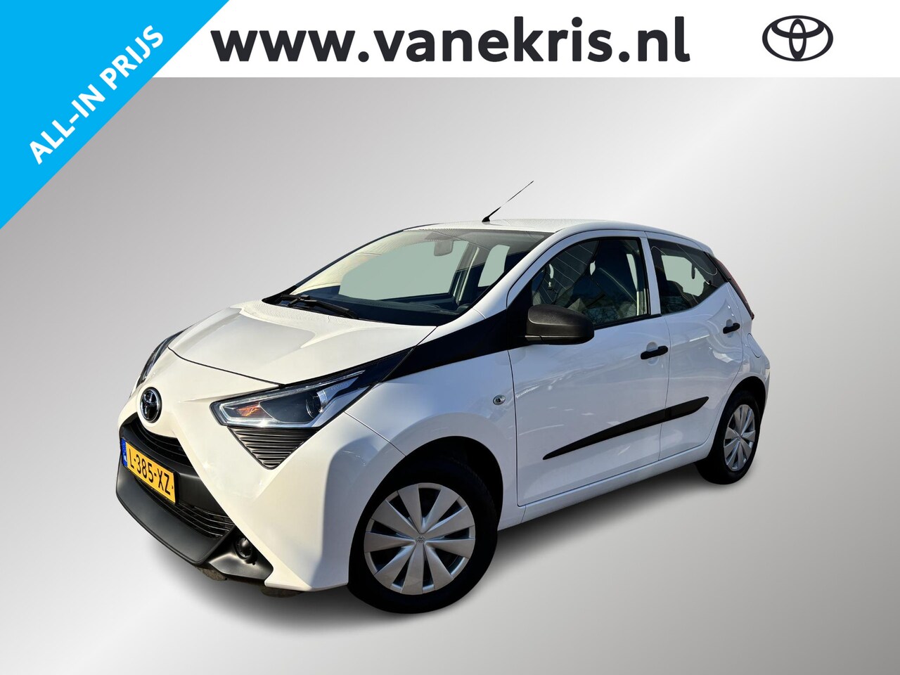 Toyota Aygo - 1.0 VVT-i x-fun 5deurs, Bluetooth, Airco, Elek. ramen, VSC - AutoWereld.nl