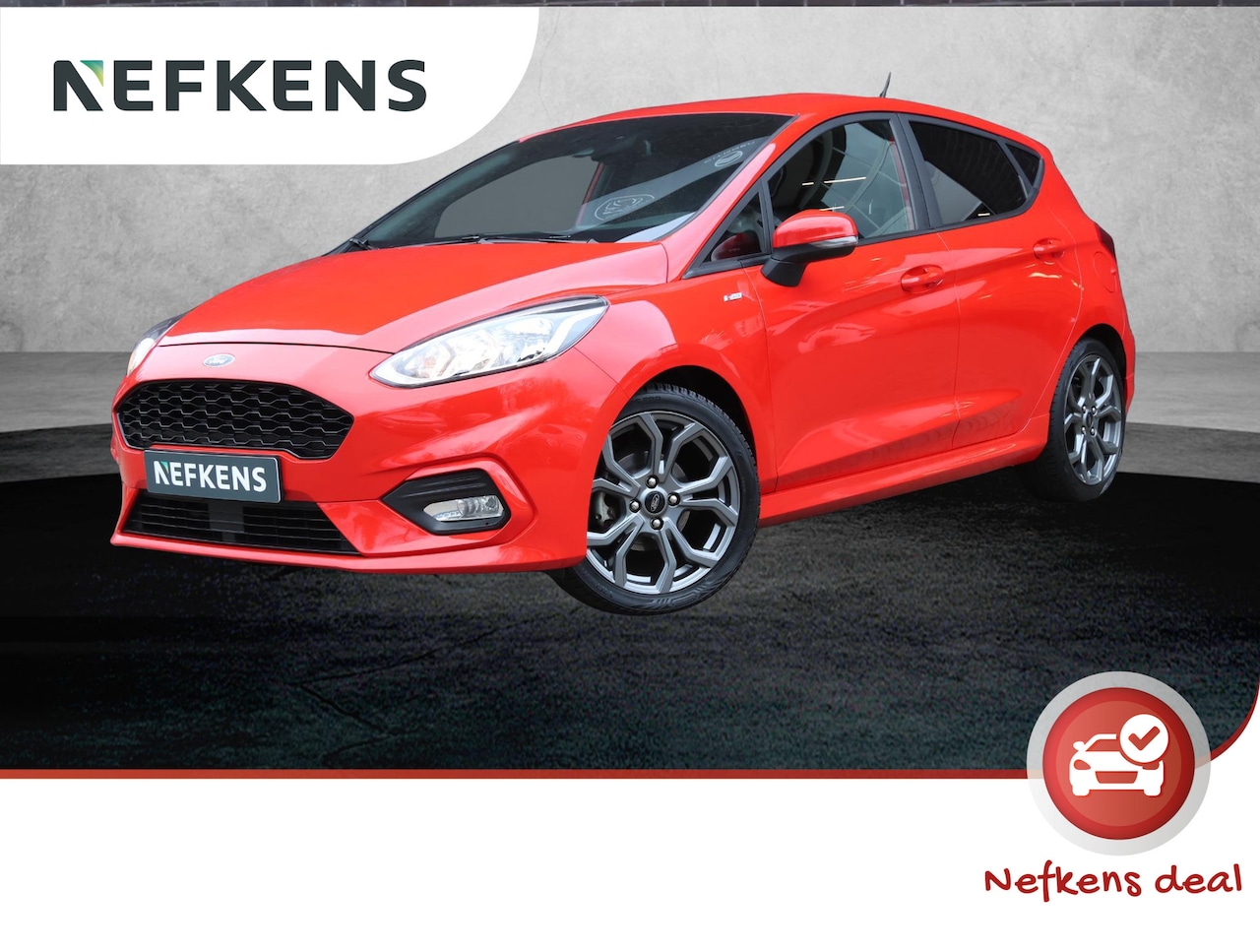 Ford Fiesta - ST-Line 101pk | Armsteun | Navigatie | Parkeersensoren Achter - AutoWereld.nl