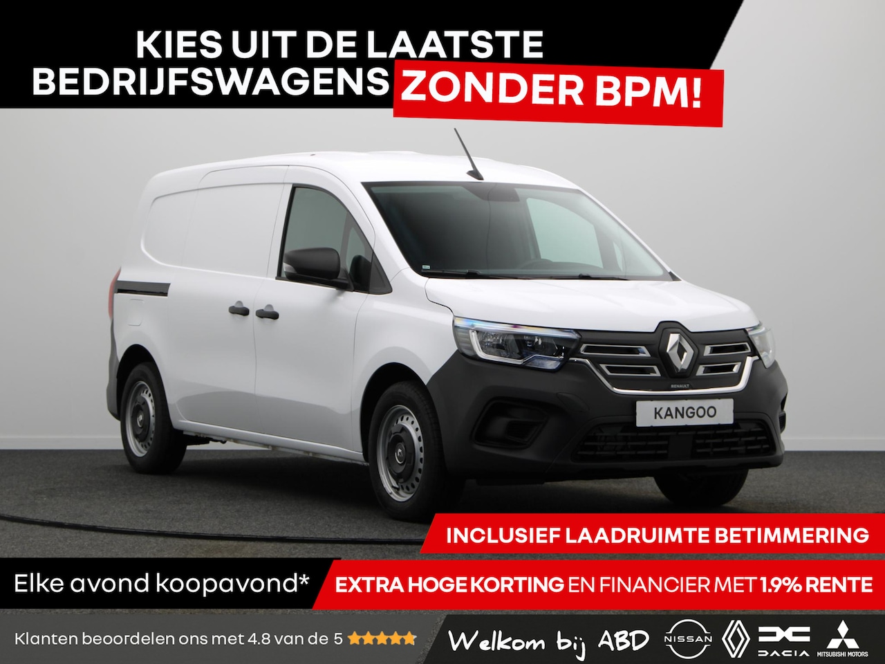 Renault Kangoo E-Tech - Advance L2 22 kW 44 kWh | Climate control | Cruise control | Radio | - AutoWereld.nl