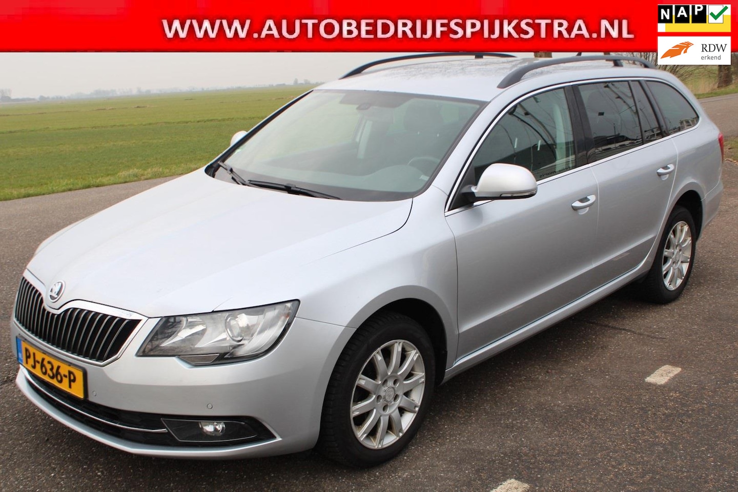 Skoda Superb Combi - 1.6 TDI Ambition Business // NAVI / KLIMA / LMV // - AutoWereld.nl