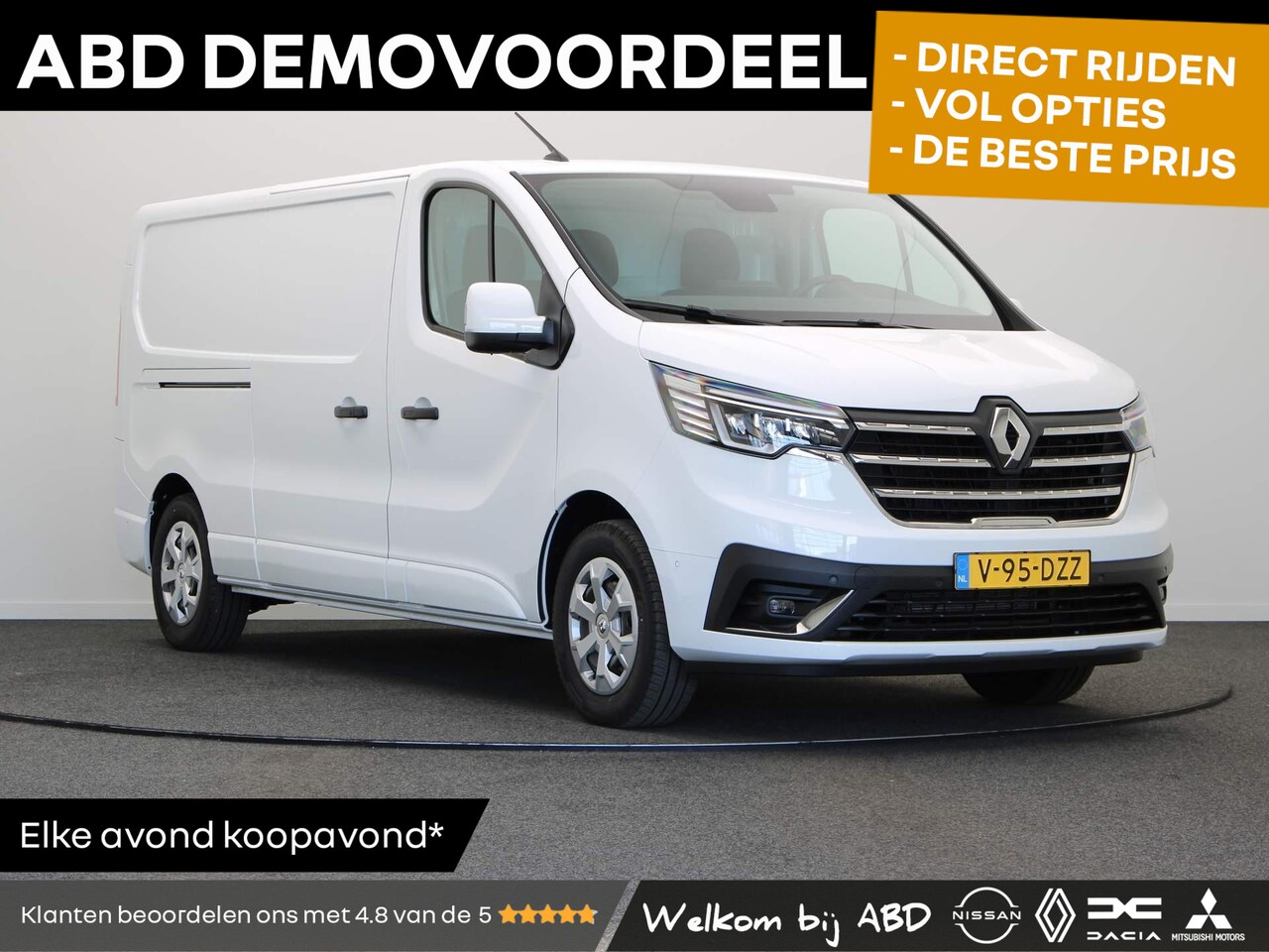 Renault Trafic E-Tech - T29 L2H1 Comfort 52 kWh | Parkeersensoren rondom | Achteruitrijcamera | Laadruimtebetimmer - AutoWereld.nl