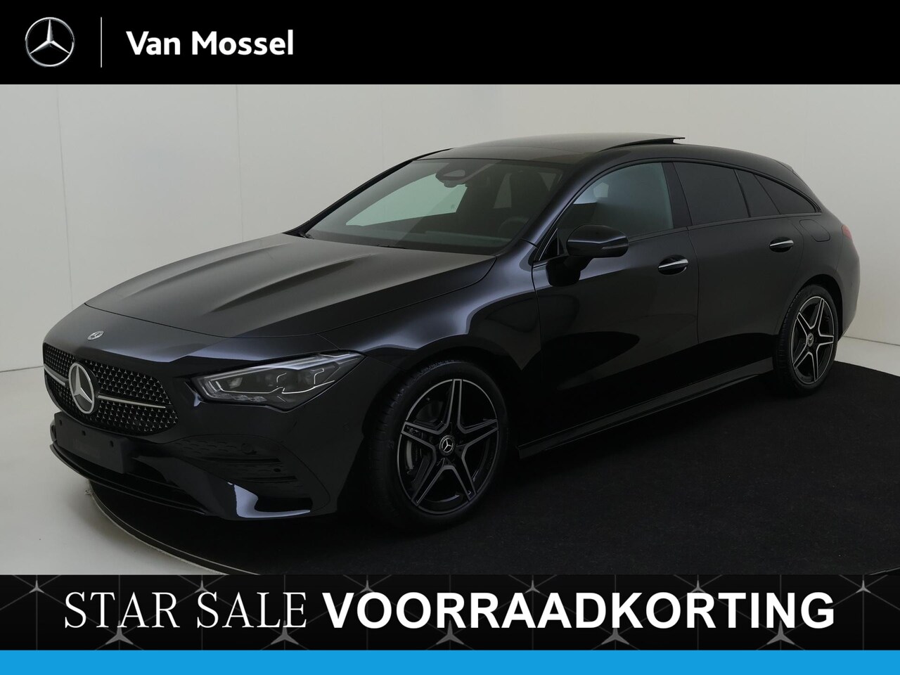 Mercedes-Benz CLA-klasse Shooting Brake - 180 Star Edition AMG Line / Panoramadak/ Night/ DISTRONIC - AutoWereld.nl