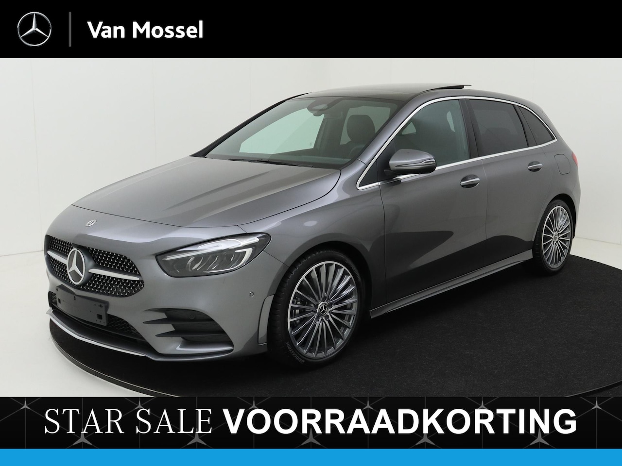 Mercedes-Benz B-klasse - 180 AMG Line / Panoramadak/ Sfeerverlichting/ Premium Pack/ FACELIFT! - AutoWereld.nl