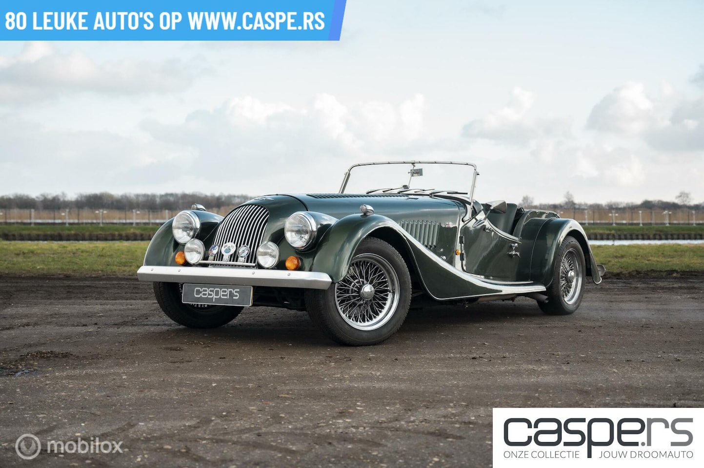 Morgan Plus - 4 2-seater | Metallic groen | 2e eigenaar | NAP - AutoWereld.nl