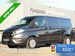 Ford Transit Custom - 320 2.0TDCI 130pk L2H1 Trend | Automaat | L+R Zijdeur | Trekhaak | Carplay/Android | Lease