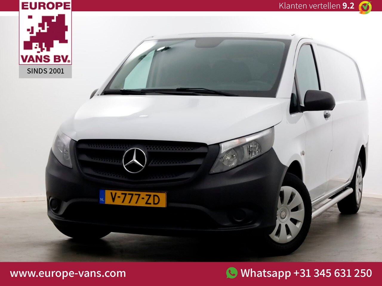 Mercedes-Benz Vito - 111 CDI 115pk E6 XL Extra Lang Airco/Camera/Achterklep 06-2019 - AutoWereld.nl