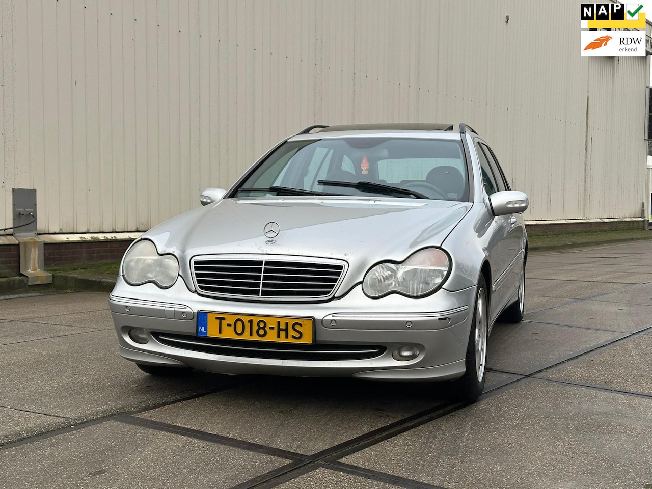 Mercedes-Benz C-klasse Combi - 270 CDI Elegance Automaat Schuifdak/Leer/Airco - AutoWereld.nl