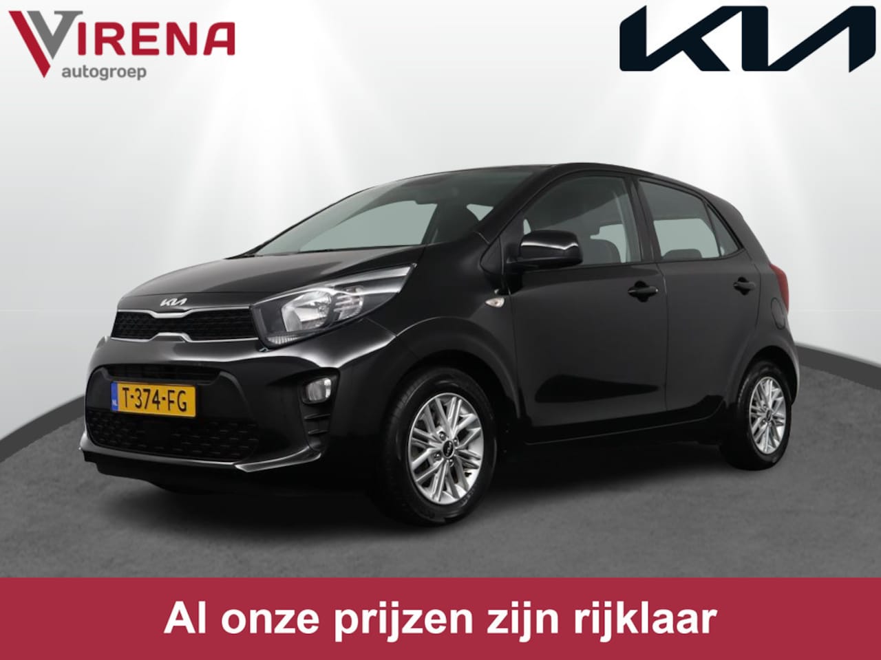 Kia Picanto - 1.0 DPi DynamicLine - Apple Carplay/Android Auto - Cruise control - Airco - Camera - LM Ve - AutoWereld.nl