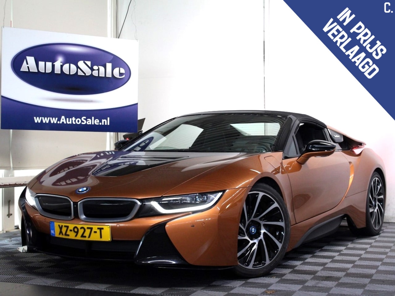 BMW i8 Roadster - 1.5 375pk NAP HUD DAB LEDER CAMERA NAV BT '19 - AutoWereld.nl